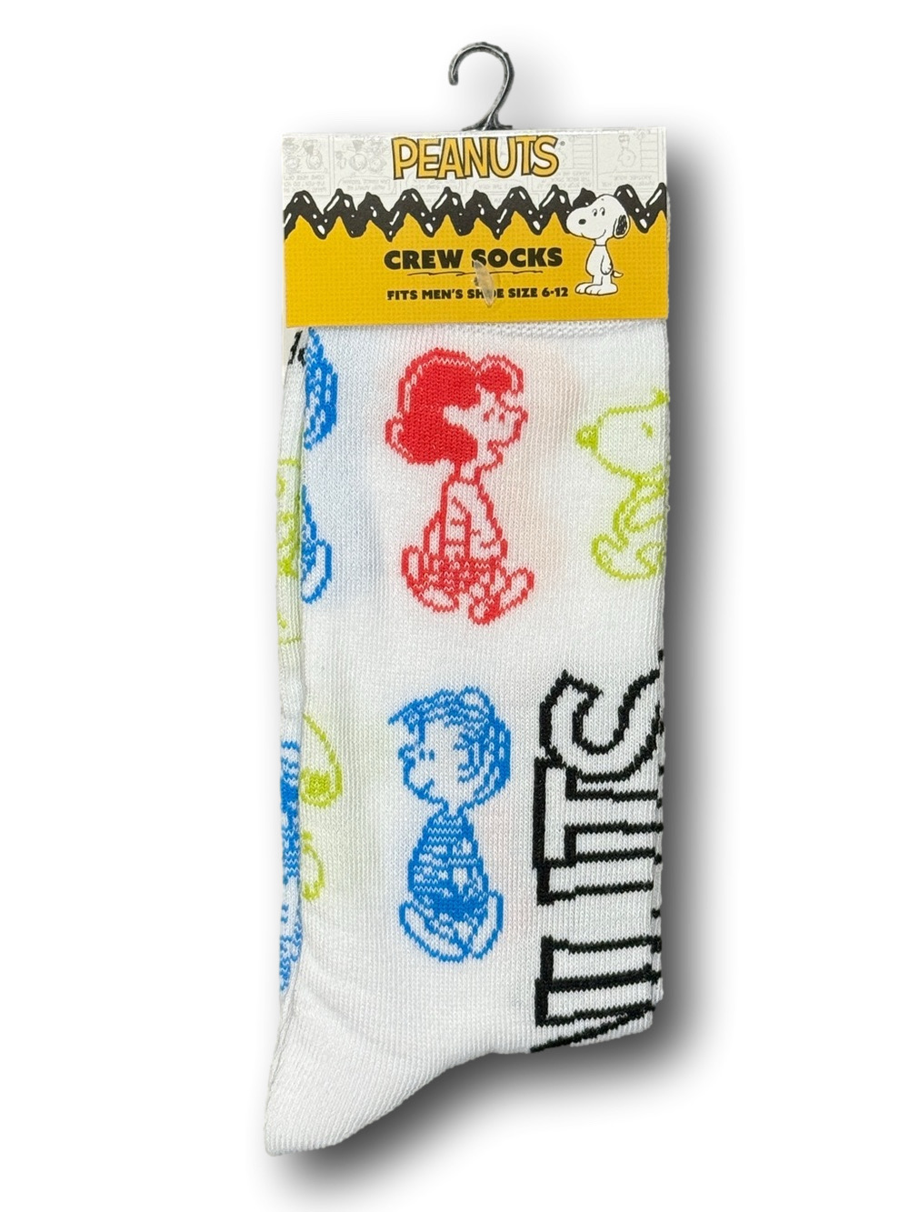 3/$20 Peanuts Characters Funny Novelty Crew Socks - NWT
